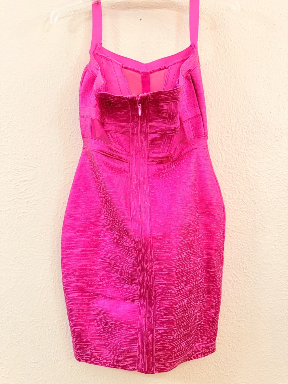 NWT Fashion Nova Marlen metallic dress pink - Picture 5 of 8